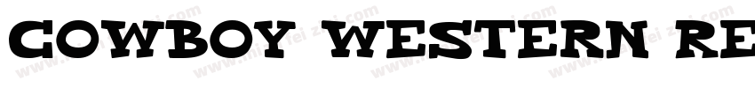 Cowboy Western Regular字体转换